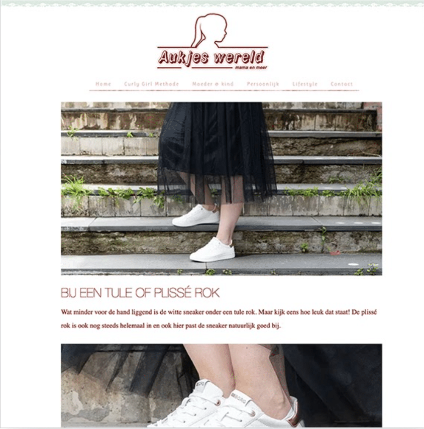 Website promotie Björn Borg damesschoen
