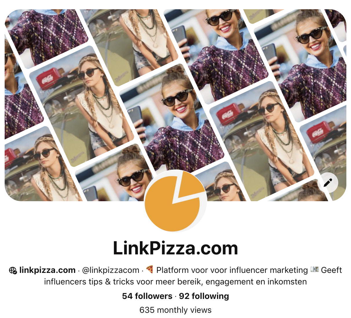 Profiel Pinterest