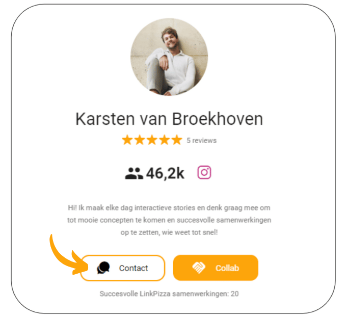 contact-opnemen-influencer