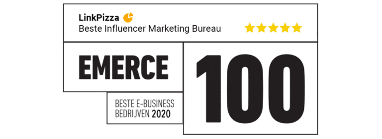 Emerce first place top 100 best influencer marketing agency